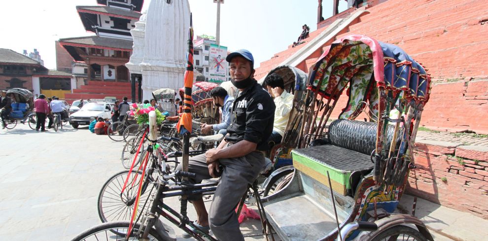 Exploring Kathmandu By Rickshaw In Nepal 