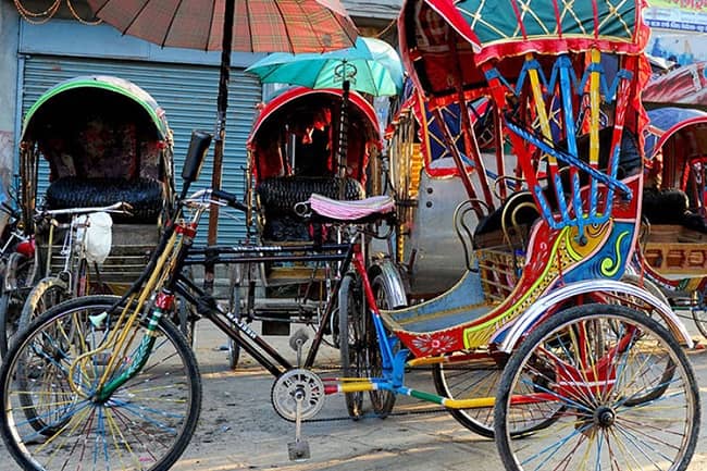 The Exploring Kathmandu by Rickshaw